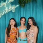 Natasha Wilona bersama dua sahabatnya pada perayaan ulang tahun