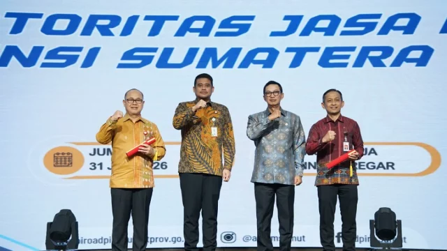 Pengukuhan Triyoga Laksito sebagai Kepala OJK Provinsi Sumatera Utara