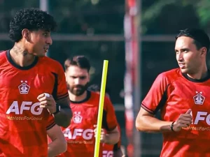 Skuad Persik Kediri bersiap tampil di turnamen pramusim Malaysia