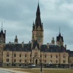 Ilustrasi gedung Parlemen Kanada di Ottawa