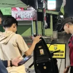 Personel Polsek Pondok Gede menggelar razia stasioner cegah kejahatan jalanan