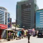 Suasana jalan di Addis Ababa ibu kota Ethiopia