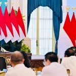 Presiden Prabowo Subianto menerima jajaran pengurus Kadin Indonesia di Istana Negara