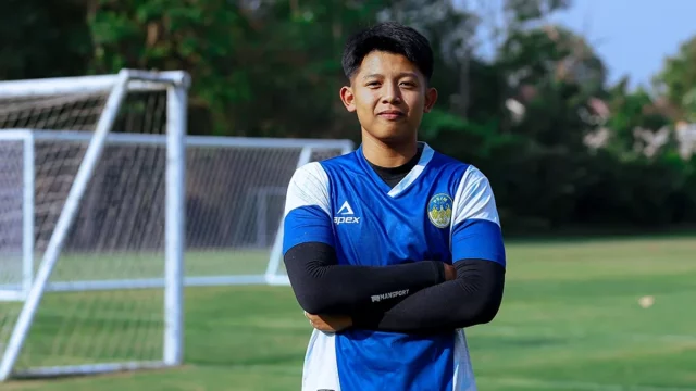 Athaullah Daib, kiper muda akademi PSIM Yogyakarta