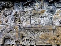Ratu Maha Maya di Dua Belas Panil Borobudur
