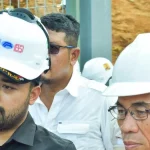 Pejabat meninjau lokasi pembangunan sistem penyediaan air minum Taban III di Kota Padang