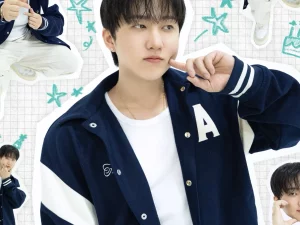 Changbin, anggota Stray Kids, dalam unggahan ulang tahun di akun Instagram resmi grup
