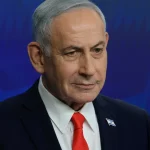 Perdana Menteri Israel Benjamin Netanyahu dalam sebuah acara kenegaraan.