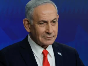 Perdana Menteri Israel Benjamin Netanyahu dalam sebuah acara kenegaraan.