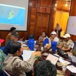 Tim Universitas Sumatera Utara memaparkan kajian penetapan kawasan konservasi perairan Pulau Pandang, Kabupaten Batu Bar