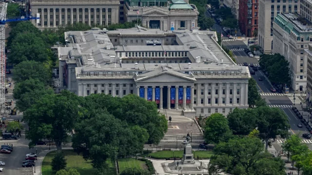 Gedung Departemen Keuangan Amerika Serikat di Washington, DC