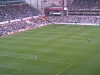 Suasana tribune dan lapangan Villa Park di Birmingham