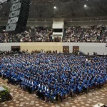 Suasana Wisuda ke-75 BINUS University di Jakarta International Convention Center, Senayan
