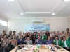 Foto bersama saat asesmen lapangan Program Studi Pendidikan Fisika Unimal oleh dua asesor LAMDIK