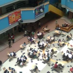 Ilustrasi suasana Kampus Anggrek Universitas Bina Nusantara di Jakarta
