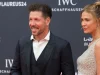 Foto arsip pelatih Atletico Madrid Diego Simeone pada ajang Laureus World Sports Awards