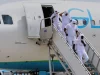 Warga Haiti yang dideportasi dari Amerika Serikat tiba di Cap-Haitien, Haiti, pada 27 Agustus 2026.