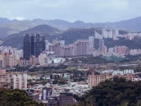 Kawasan hunian bertingkat di Distrik Xindian, Taipei Baru