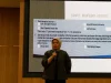 Dosen FH UNAIR Indira Retno Aryatie memaparkan materi perlindungan data pribadi dalam Simposium Hukum