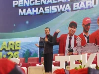 Ismail Fahmi berbicara pada kuliah umum di Universitas Muhammadiyah Malang