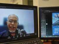 Dosen Teknik Sumber Daya Air ITB Joko Nugroho saat menyampaikan penjelasan lewat wawancara daring