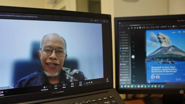 Dosen Teknik Sumber Daya Air ITB Joko Nugroho saat menyampaikan penjelasan lewat wawancara daring