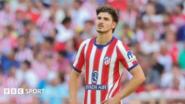 Julian Alvarez dalam laga Atletico Madrid