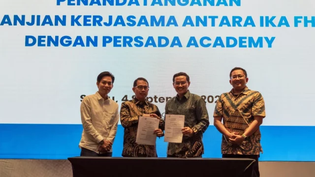 Penandatanganan kerja sama IKA FH UB dengan Persada Academy for Justice Reform