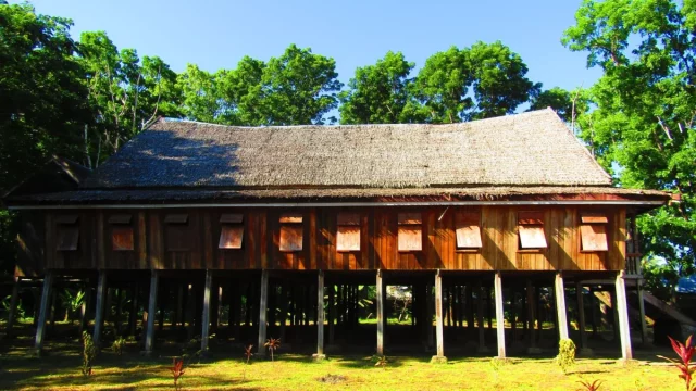 Rumah panggung kayu Laika Mbu