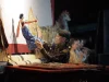 Pertunjukan wayang tradisional yang dimainkan seorang dalang