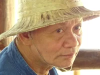 Seorang lelaki lanjut usia di Hang Chat, Lampang, Thailand.