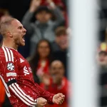 Laga Liverpool melawan Atletico Madrid pada fase liga Liga Champions di Anfield