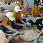 Mahasiswa UGM dan Ibaraki University mengikuti lokakarya pengolahan biji kakao menjadi cokelat