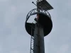 Menara peringatan dini tsunami di dekat Khao Lak, Thailand