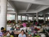 Suasana pasar rakyat Serian, Sarawak, Malaysia, tempat warga berinteraksi