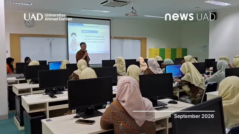 Pelatihan koding dan kecerdasan buatan bagi guru taman kanak-kanak