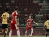 Foto arsip pemain Bali United berseragam merah saat menguasai bola dalam sebuah pertandingan
