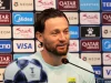 Kapten Persib Marc Klok dalam jumpa pers jelang laga melawan FC Seoul di Korea Selatan