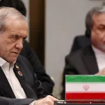Presiden Iran Masoud Pezeshkian menghadiri sesi KTT Organisasi Kerja Sama Shanghai di Bishkek, Kirgizstan.
