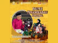 Poster Bumi Minangkabau Festival 2026 di Lapangan Cindua Mato, Batusangkar