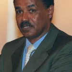 Presiden Eritrea Isaias Afwerki dalam sebuah acara resmi