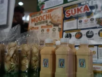 Produk olahan susu sapi buatan mahasiswa KKN UMM