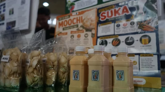 Produk olahan susu sapi buatan mahasiswa KKN UMM
