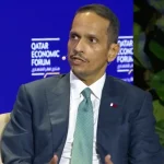 Perdana Menteri Qatar Sheikh Mohammed bin Abdulrahman Al Thani di forum ekonomi New York