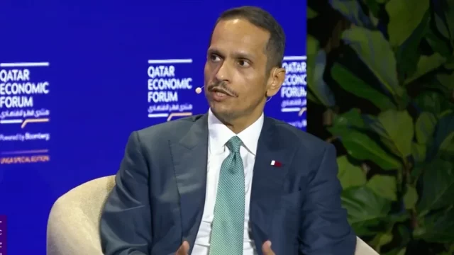 Perdana Menteri Qatar Sheikh Mohammed bin Abdulrahman Al Thani di forum ekonomi New York