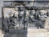 Panil relief Karmawibhangga di kaki Candi Borobudur yang memahat sejumlah tokoh.