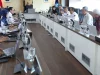 Rapat Kemdiktisaintek membahas mahasiswa nakes habis masa studi di ruang pertemuan kementerian