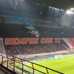 Foto arsip tribun Curva Sud Stadion San Siro markas AC Milan