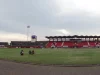 Foto arsip tribun merah Stadion Kapten I Wayan Dipta Gianyar