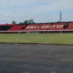 Foto arsip tribun Stadion Kapten I Wayan Dipta Gianyar markas Bali United